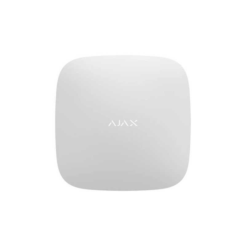 CENTRALE AJAX HUB 2 - SOLO RADIO, 2G, 3G, 4G/LTE, DUALSIM, ETHERNET, RICEZIONE RIVELATORE MOTIONCAM, BIANCO