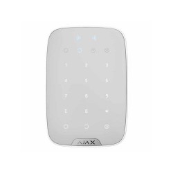 TASTIERA AJAX KEYPAD PLUS - RADIO, STATO IMPIANTO, LETTURA CARTE E CHIAVI, BIANCO