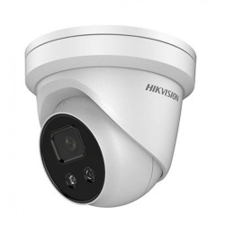 TELECAMERA HIKVISION IP MINIDOME DS-2CD2346G2-IU - ACUSENSE, 2.8MM, 4 MPX, IR 30 MT, H265+, POE, IP67, WDR 120DB, MICROSD, AUDIO