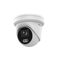 TELECAMERA HIKVISION IP MINIDOME DS-2CD2347G2-LU - COLORVU, 2.8MM, 4 MPX, IR 30 MT, H265+, POE, IP67, WDR 130DB, MICROSD, AUDIO,
