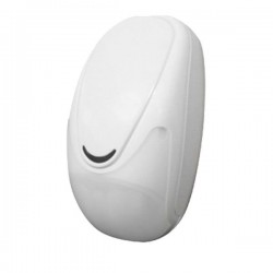 RIVELATORE AMC DOPPIA TECNOLOGIA VOLUMETRICO MOUSE09/P - FILARE, 15 MT, PET IMMUNITY, BIANCO