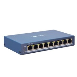 SWITCH POE HIKVISION DS-3E1309P-EI - 8 PORTE POE + 1 UPLINK 10/100/1000 MBPS - 110W