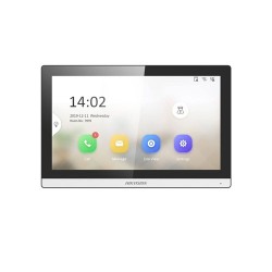 MONITOR VIDEOCITOFONO HIKVISION IP DS-KH6350-WTE1 - 7 TOUCH, WIFI, POE, 5W, NERO