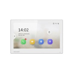 MONITOR VIDEOCITOFONO HIKVISION IP DS-KH6350-WTE1-W - 7 TOUCH, WIFI, POE, 5W, BIANCO