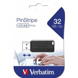 PEN DRIVE VERBATIM PINSTRIPE 32GB USB 2.0 49064