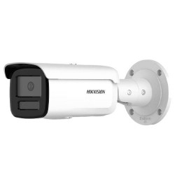 TELECAMERA HIKVISION IP BULLET DS-2CD2T47G2H-LI - COLORVU, 2.8MM, 4 MPX, IR 60 MT, H265+, POE, 9W, IP67, WDR 130DB, MICROSD, VIS