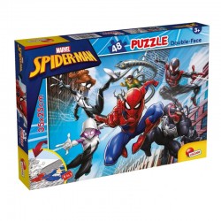 PUZZLE LISCIANI MARVEL SPIEDERMAN - 48 PEZZI, DOUBLE-FACE