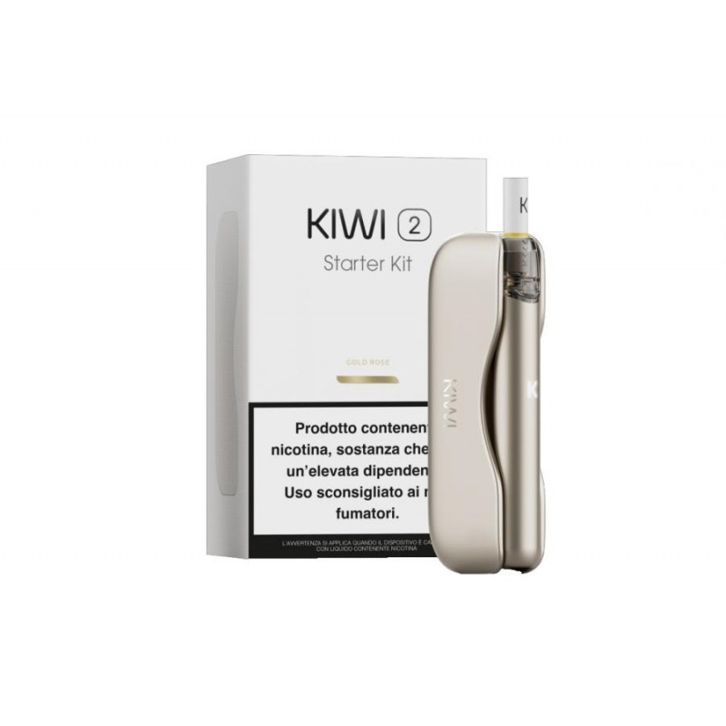 SIGARETTA ELETTRONICA KIWI 2 GOLD ROSE STARTER KIT
