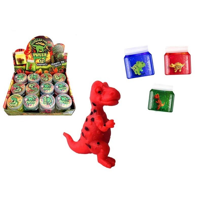 SLIME PUTTY DYNIT CON DINOSAURO