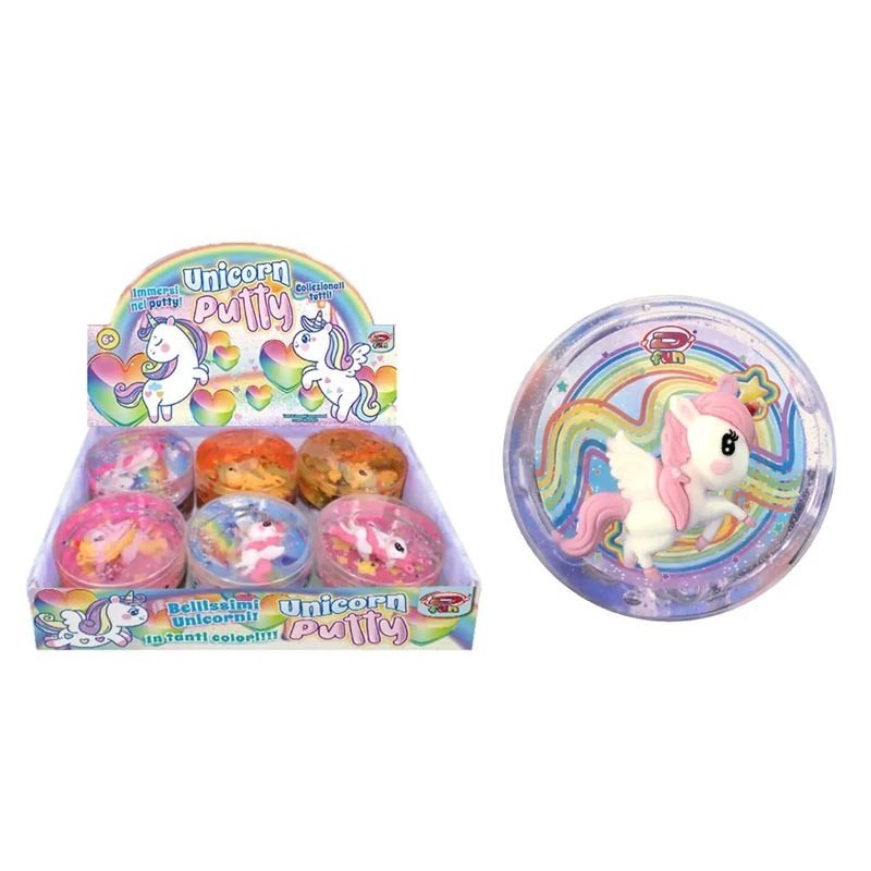 SLIME PUTTY DYNIT CON UNICORNO