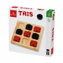 GIOCO DA TAVOLO DAL NEGRO TRIS - LEGNO