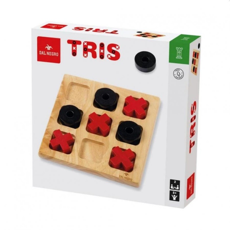 GIOCO DA TAVOLO DAL NEGRO TRIS - LEGNO