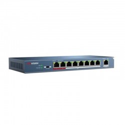 SWITCH POE HIKVISION DS-3E0109P-E/M - 8 PORTE POE + 1 UPLINK 10/100 MBPS - 60W