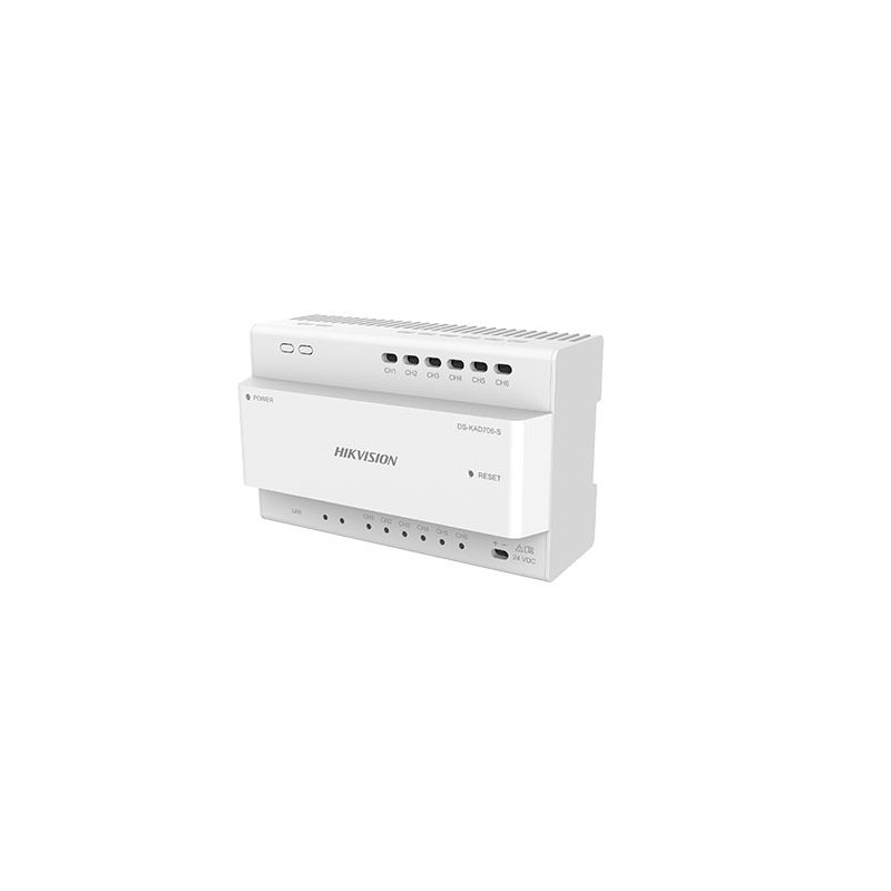 DISTRIBUTORE AUDIO/VIDEO VIDEOCITOFONO HIKVISION DUE FILI DS-KAD706