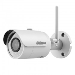 TELECAMERA DAHUA IP MINIBULLET IPC-HFW1435S-W - 2.8MM, 4 MPX, IR 30 MT, H265, IP67, D-WDR, MICROSD, WIFI, ELDES