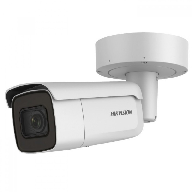 TELECAMERA HIKVISION IP BULLET DS-2CD2645FWD-IZS - 2.8-12MM MOTO, 4 MPX, IR 50 MT, H265+, POE, IP67, IK10, WDR 120DB, MICROSD