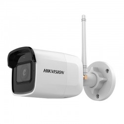 TELECAMERA HIKVISION IP MINIBULLET DS-2CD2041G1-IDW1 - 2.8MM, 4 MPX, IR 30 MT, H265+, IP66, D-WDR, MICROSD, WIFI