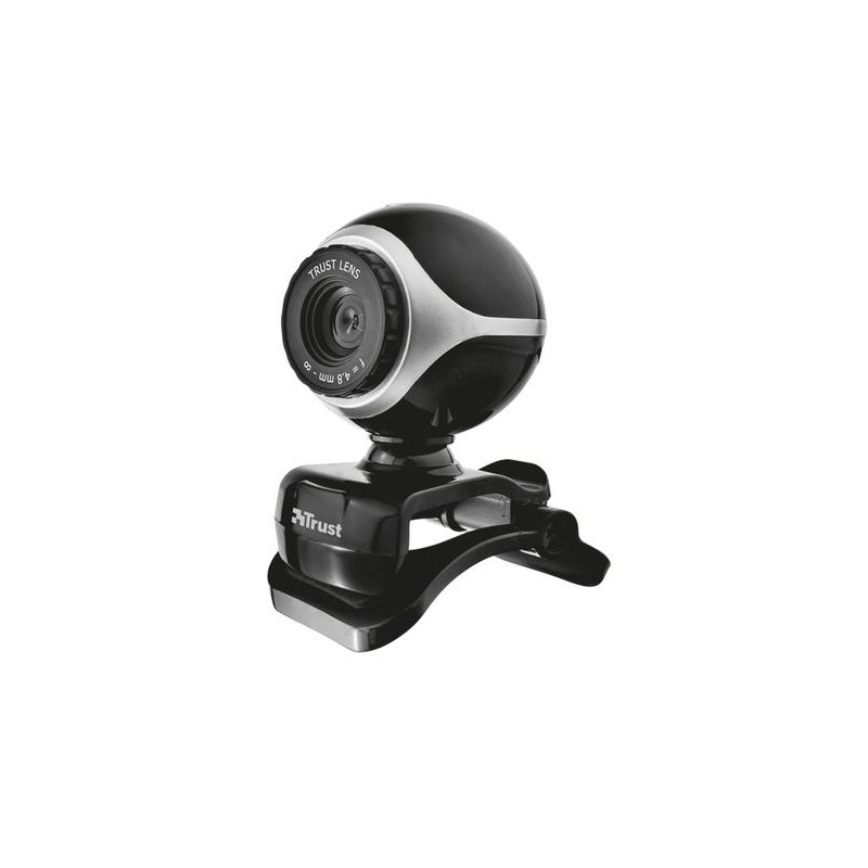 WEBCAM TRUST EXIS CON MICROFONO - USB, NERO