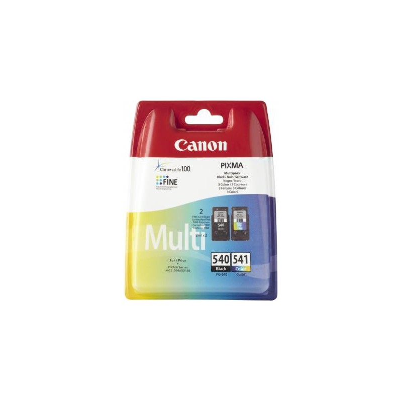 MULTIPACK CANON PG-540 NERO E CL-541 COLORE ORIGINALE