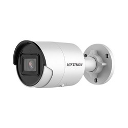 TELECAMERA HIKVISION IP MINIBULLET DS-2CD2046G2-IU - ACUSENSE, 2.8MM, 4 MPX, IR 40 MT, H265+, POE, IP67, WDR 120DB, MICROSD
