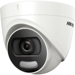 TELECAMERA HIKVISION HD MINIDOME DS-2CE72HFT-F - COLORVU, 2.8MM, 4IN1, 5 MPX, IR 20 MT, IP67, WDR 130DB