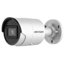 TELECAMERA HIKVISION IP MINIBULLET DS-2CD2043G2-I - 2.8MM, 4 MPX, IR 40 MT, H265+, POE, IP67, WDR 120DB, MICROSD