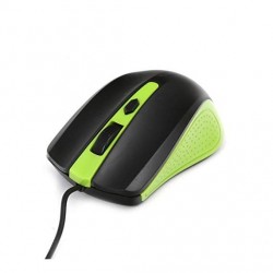 MOUSE OMEGA VERDE NERO USB OTTICO OM05G