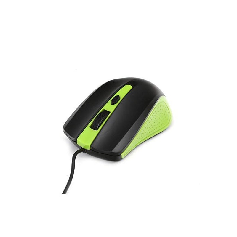 MOUSE OMEGA VERDE NERO USB OTTICO OM05G