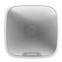 SIRENA ESTERNA AJAX STREETSIREN - RADIO, 85-113 DB, STATO IMPIANTO, BIANCO