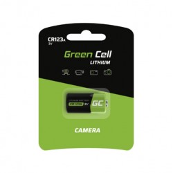 BATTERIA AL LITIO GREEN CELL CR123A - 3V