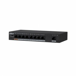 SWITCH POE DAHUA PFS3009-8ET-96 - 8 PORTE POE + 1 UPLINK 10/100 MBPS - 96W