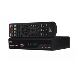 DECODER DIGITALE TERRESTRE SET-TOP BOX GOSAT GS240T2 - DVB-T2, H.265, RICEVITORE TV